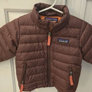 Patagonia Kids Puffer Jacket - Maroon and Orange